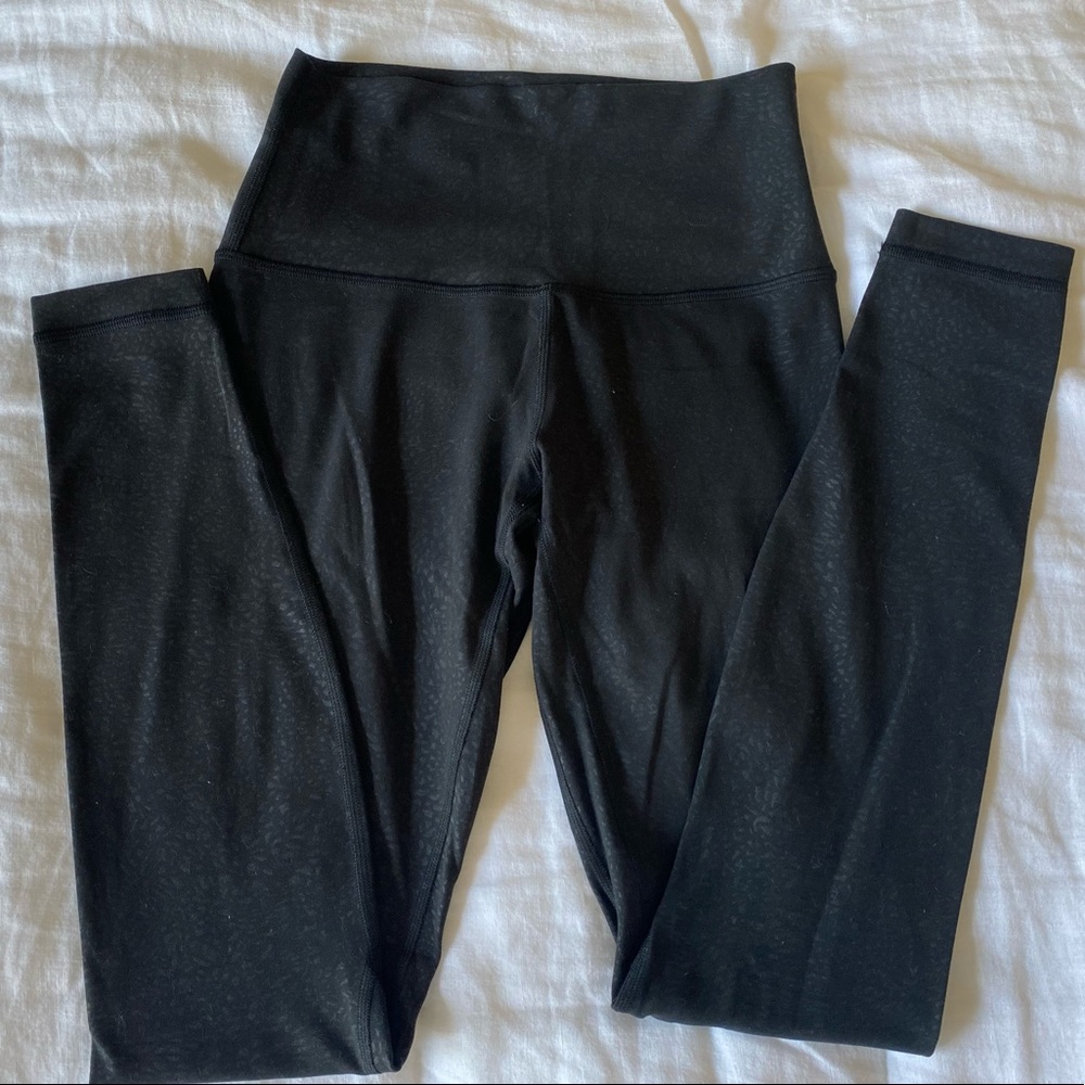 Lululemon Wunder Train leggings in Crunch Black